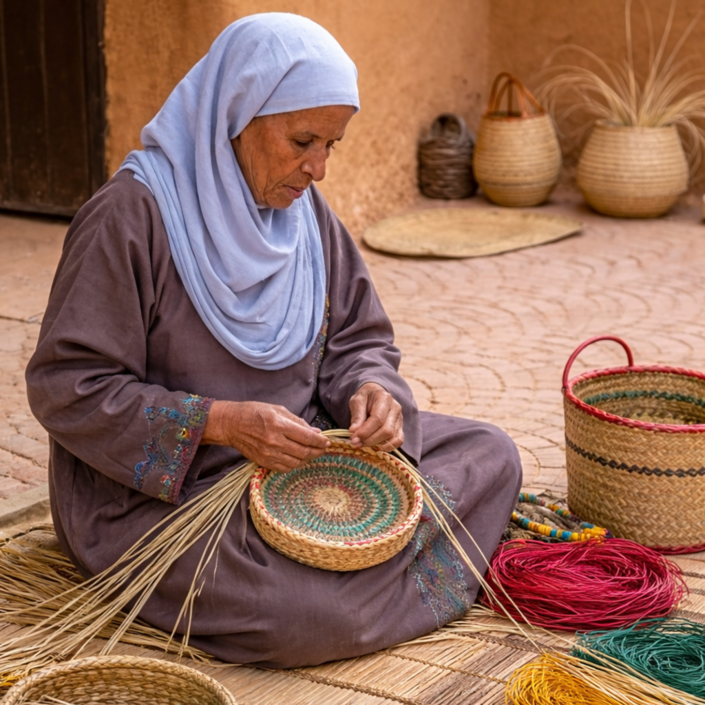 weaving basket