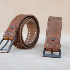 handmade moroccan leather belt